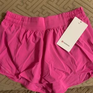Sonic Pink Lululemon Hotty Hot Shorts